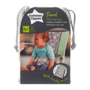 TOMMEE TIPPEE CHAIR HARNESS GREY STARS 591025 1 X 8