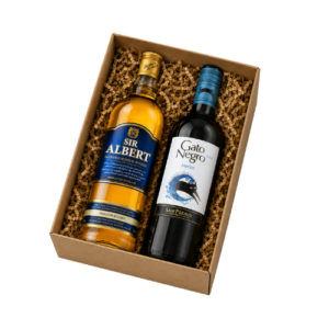 CAJA DE DIA DEL PADRE VINO Y WHISKY